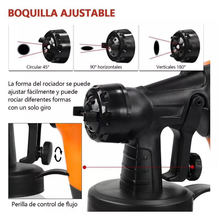🧰 Pulverizador Eléctrico 400W – Pinta Fácil, Rápido y Sin Esfuerzo