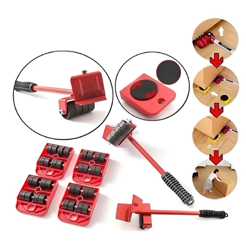 Kit Mueve-Muebles 360° - ¡Levanta y Desliza Sin Esfuerzo!